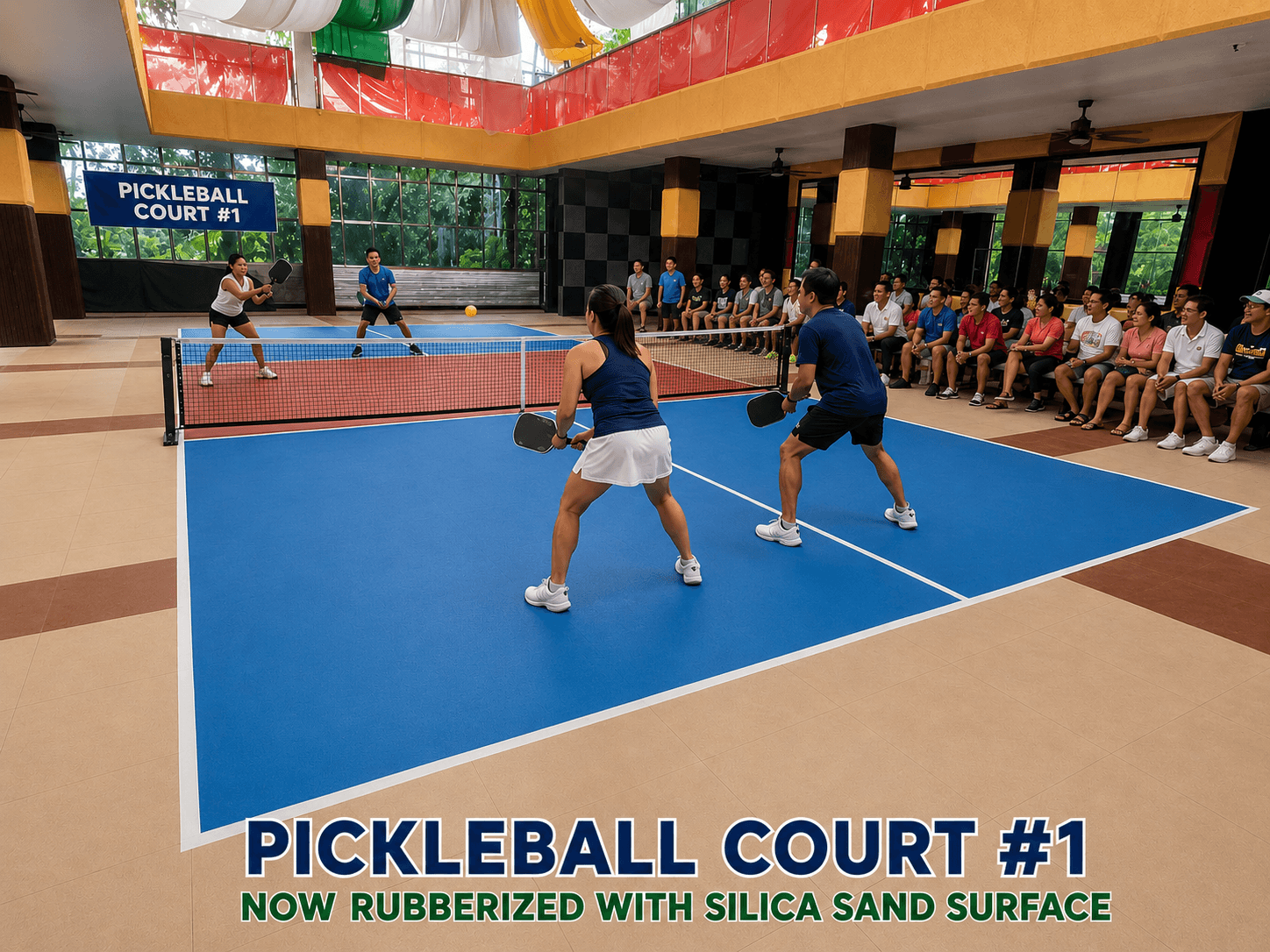 CLAV22 PICKLEBALL INDOOR COVERED COURT #1 (2nd Floor @THE HUB Pavilion)